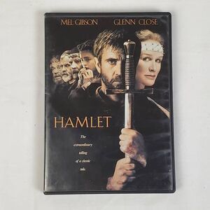 Hamlet (DVD, 1990) Mel Gibson Glenn Close Shakespeare Film